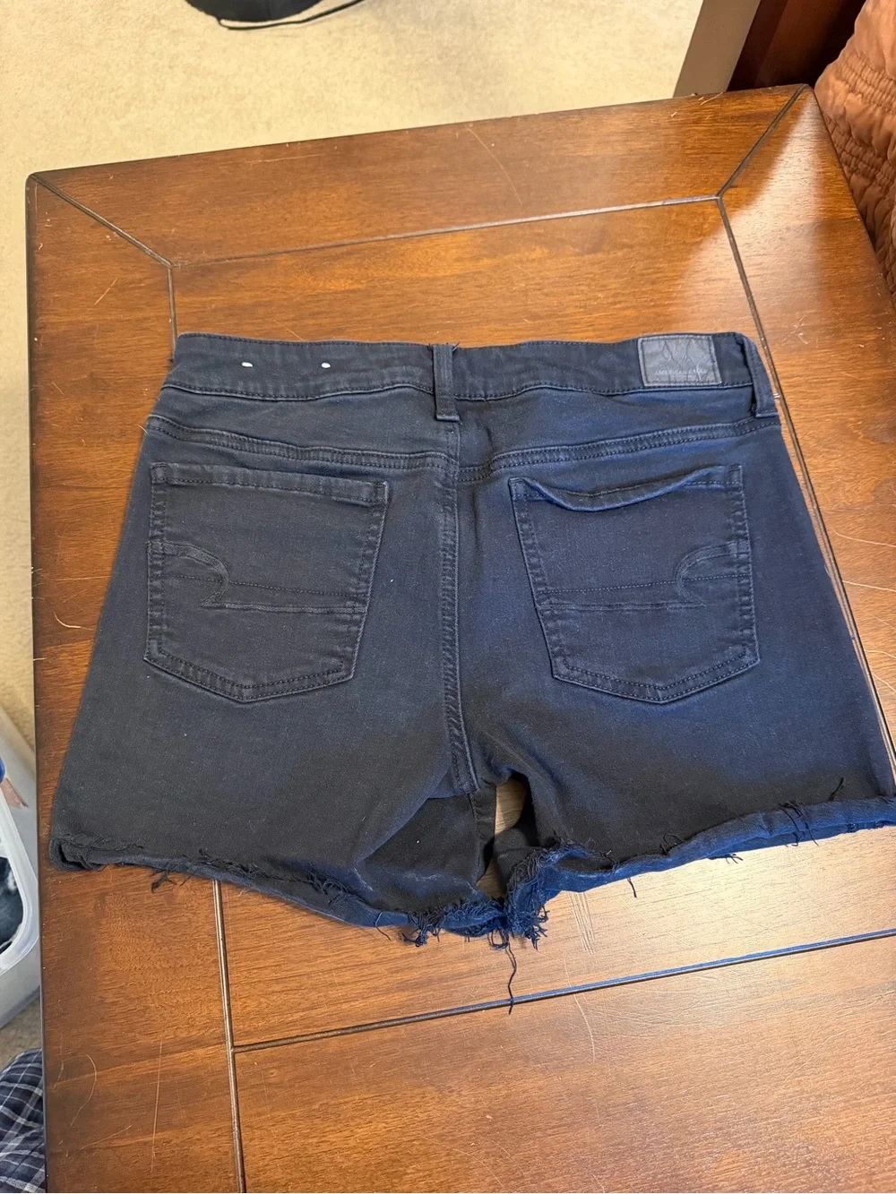 Black American Eagle Denim Shorts